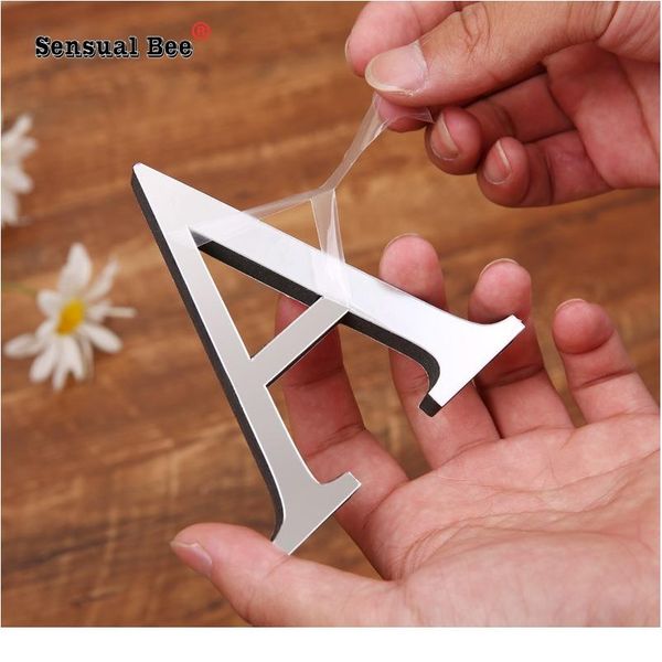 

англии буквы акриловые зеркала поверхность настенные наклейки 3d серебряный алфавит плакат спальня фестиваль вечеринка украшение diy bbyyytu