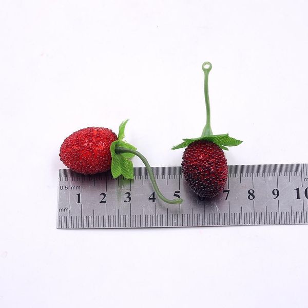 

10pcs lot strawberry artificial flowers wedding home decoration diy craft gift box christmas decor supplies fruit fake flowers h jllbmf