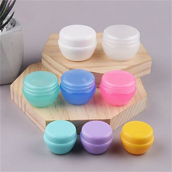 

empty plastic cream bottle mushroom cream plastic with inner cover leakproof bottles cosmetic bottles 5/10/20/30/50g 132 k2