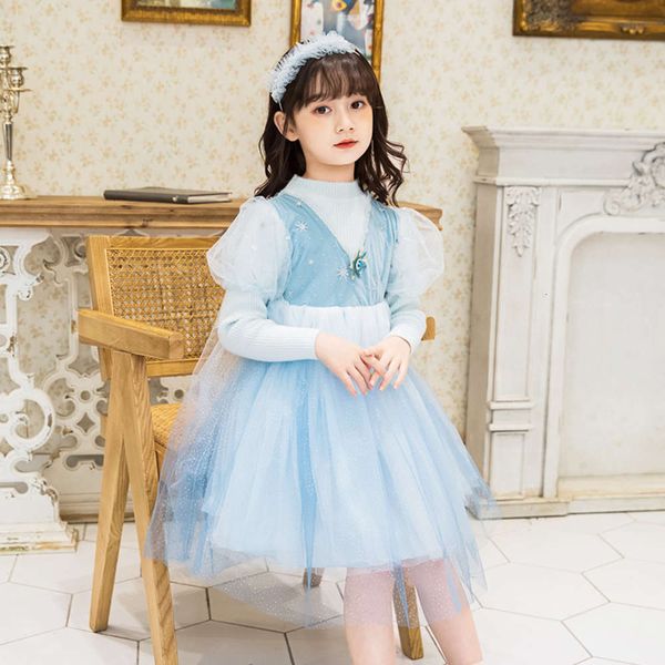 

cape aisha autumn princs and winter girls' knitting sweater stitching mh drs skirt drape, Red;yellow