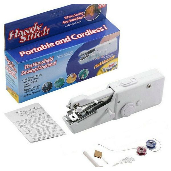 

dhl shipping handy stitch handheld electric sewing machine mini portable home sewing quick table hand-held single stitch qylatn bwkf