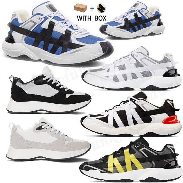 

2021 b25 b24 oblique runner sneaker men platform shoes designers black white suede leather trainers mesh lace-up casual shoes #89