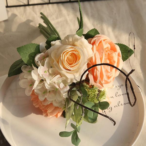 

silk penoy цветы искусство гортензия цветы букет моделирование цветочные для свадьба дома гостиная садовое украшение