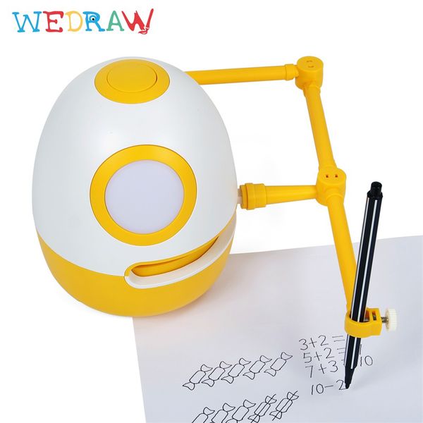 

wedraw eggy children drawing robot genius kit learning educational tech toys electronic pets electronic toys color random lj201105