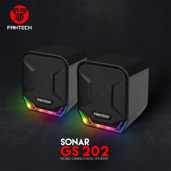 

fantech gs202 rgb led speaker 3.5mm plug and usb plug gaming speaker for fps cs game player portable for pc lat