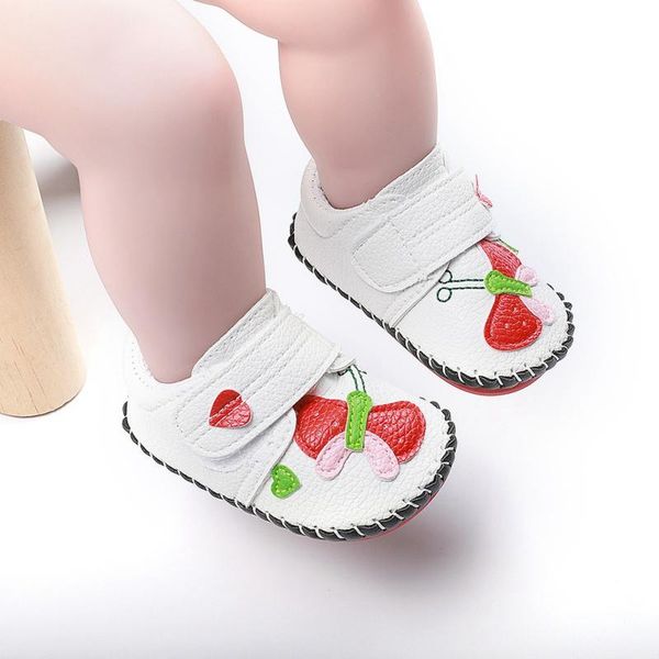 

first walkers baby boy girls soft shoes non-slip born infant pu leather