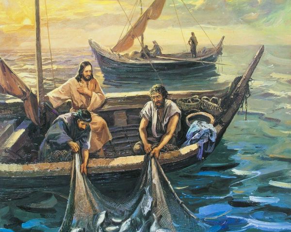 

catching fish home decor handcrafts /hd print oil painting on canvas wall art canvas pictures 201126