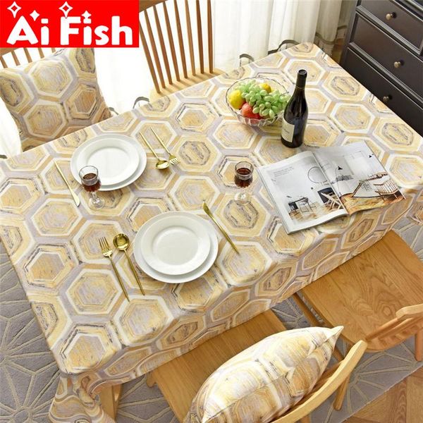 

table cloth nordic geometric tablecloth restaurant cafe waterproof and oil-proof rectangular cover x026-4