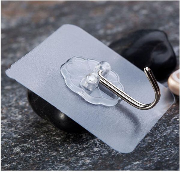 

strong stick no trace hook glue paste ceramic tile wall hanging load bearing super transparent hook no punching househ sqcdzw
