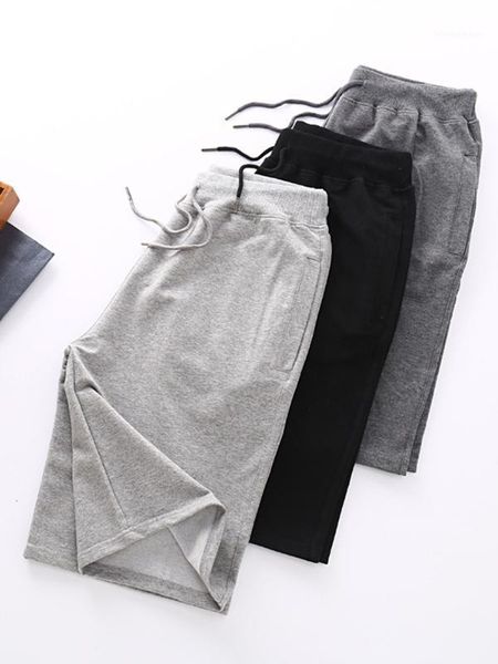 

mens shorts summer casual fitness shorts with pocket joggers fashion men trousers sweatpants drawstring short homme clothes1, White;black