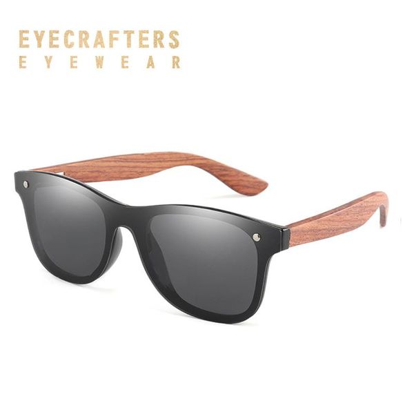 

sunglasses 2021 natural wooden men women polarized fashion mirror square sun glasses original wood masculino, White;black