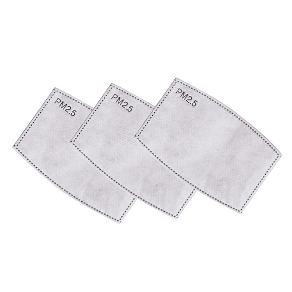 

2.5 protective pm2.5 pm 5 paper layer disposable mask face masks inner pad gasket replacement filter pads res