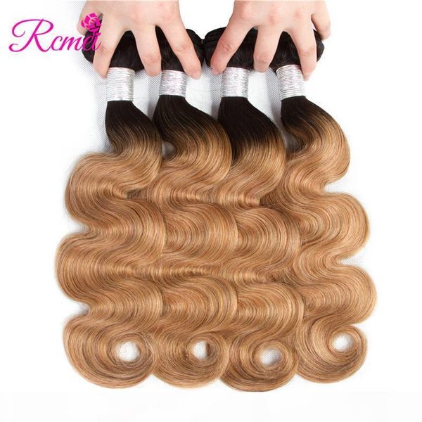 

rcmei body wave ombre human hair 1b 30 27 99j burgundy remy ombre peruvian hair weave bundles 4 bundles brazilian indian mongolian malaysian, Black