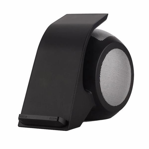 

home office fast qi charge charger bluetooth wireless speaker and phone holder