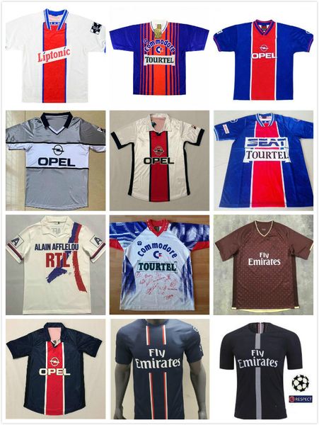 

90 92 ретро париж анелька окоча weah футбол джерси 2012 13 93 94 95 96 98 99 2001 бекхэм ибрагимович древняя футболка, Black;yellow