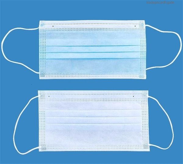 

masks layer mascherine dustproof blue mask 3 mouth anti pm2.5 safety face care elastic masks#789