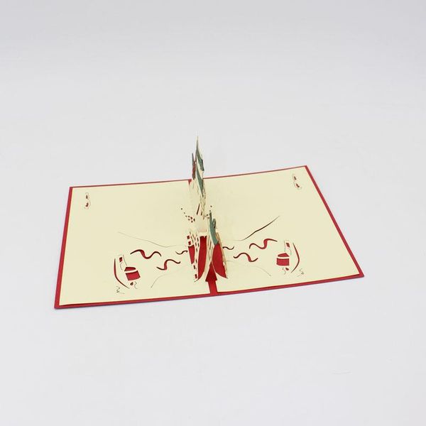 

3d handmade китай регионы южный коттеджный мост бумаги пригласительные открытки с конвертом бизнес туризм творческий подарок jllnxh