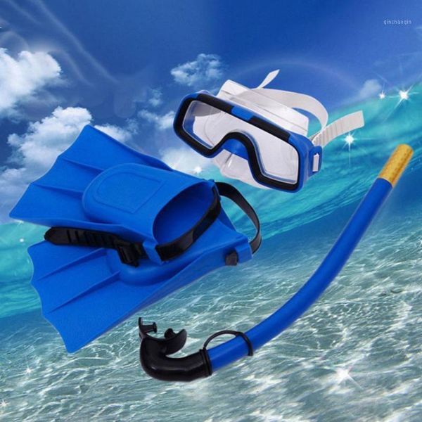 

diving masks children's suit swimming goggles goggles, breathing tubes, fins1
