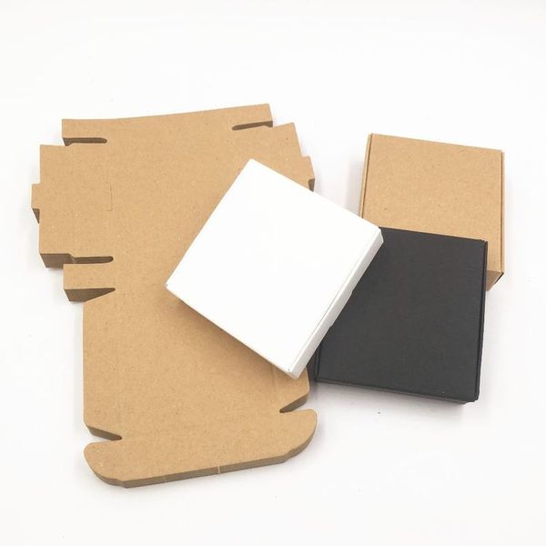 

20pcs small kraft paper box packaging rectangle gift paper soap box packaging kraft gift cardb bbykmg