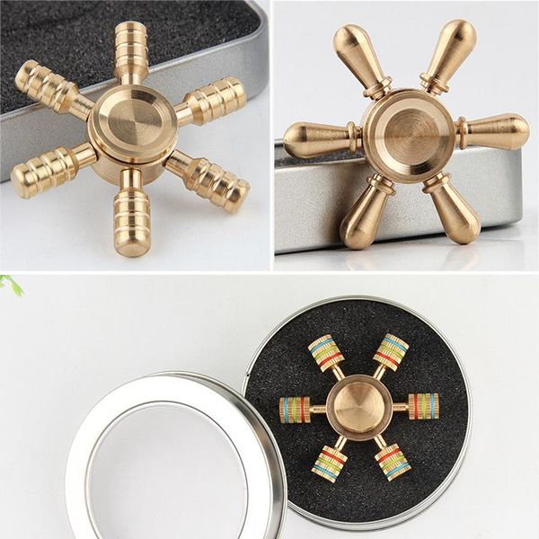 

metal fidget spinner edc spinner for autism adhd stress tri spinner kids funny toys h wmtwrt