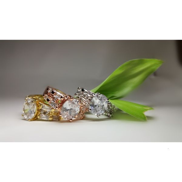 

factoryd1d7high grade 18k solid yellow plated crystal zircon gemstone ring gold engagement wedding lovers couple ring,ing, Silver