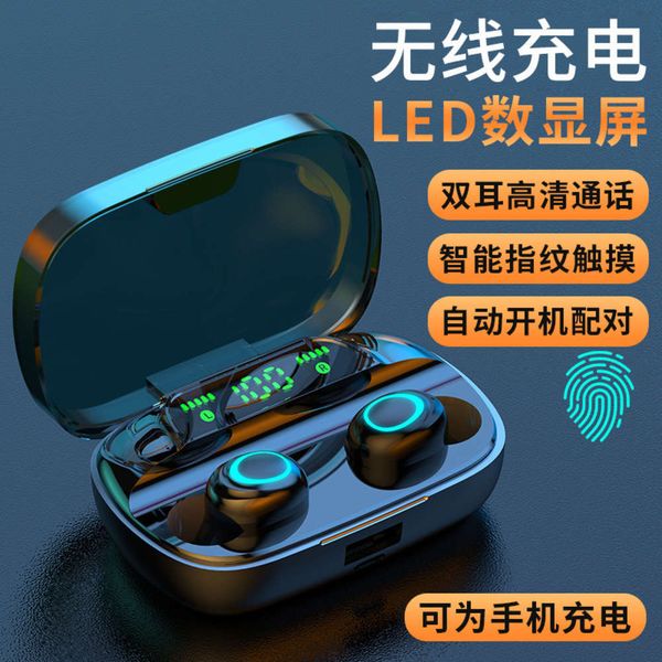 

dual tws bluetooth headset 5.0 wirels in ear with digital display
