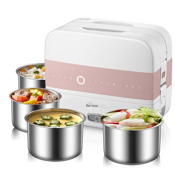 

220v electric lunch meals heating box household portable electric multi cooker rice cooker with 4 liners