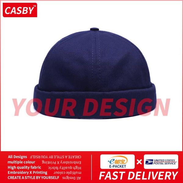 

new design hip hop hat fashion private custom logo cotton headwear vintage simple print graphic solid color caps d10001, Blue;gray