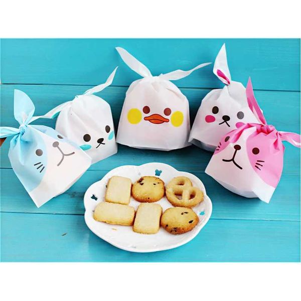 

bunny cartoon bag gifts novelties easter candy safe rabbit ear cookie bags food packing kids school gift birthday present