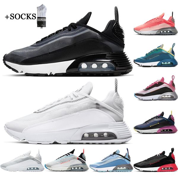 

2021 breathable 2090 og mens women running shoes speed yellow platinum be true volt blue usa sail sneakers trainers 36-45, White;red