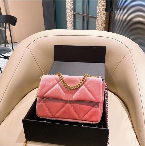 

luxury handbags purses women plush cloth shoulder bag genuine leather with houndstooth fabric cross-body saddle handbag bag