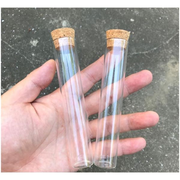 

22*120mm 30ml empty glass transparent clear bottles with cork ser glass vials jars storage bottles test tube jlldmn eatout