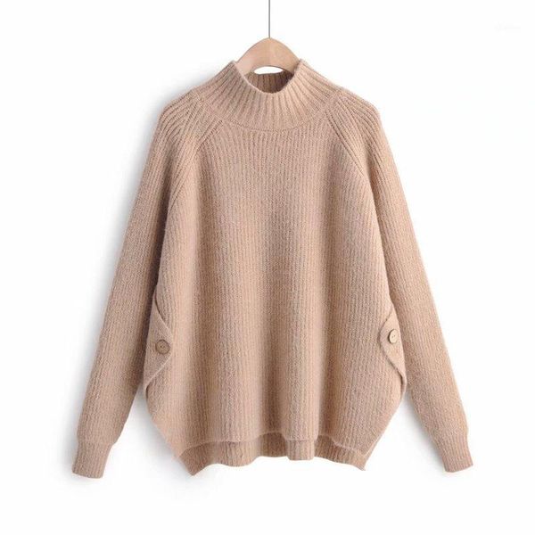 

women's sweaters xl39-2053 european and american fashion wind-button sweaters1, White;black