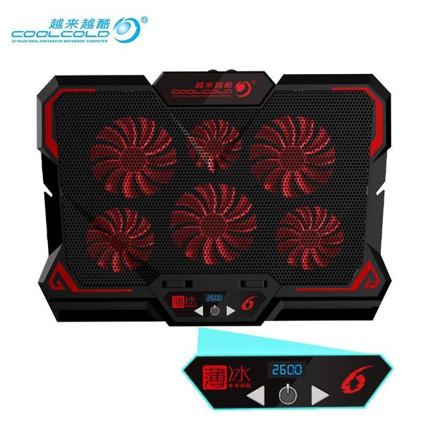 

cooler notebook cooling pad gaming cooler stand silent powerful air fans 2 usb ports stand for laptop