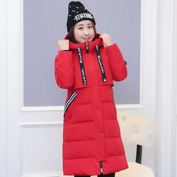 

2021 new size 10xl winter plus 20% white duck down jackets thicken red female jacket with hood parkas shelter mujer wxf602 fsi8, Black