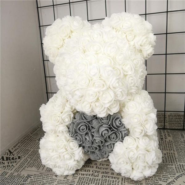 

decorative flowers & wreaths valentines gift 38cm romantic artificial rose teddy bear for wedding girlfriend anniversary creative diy presen