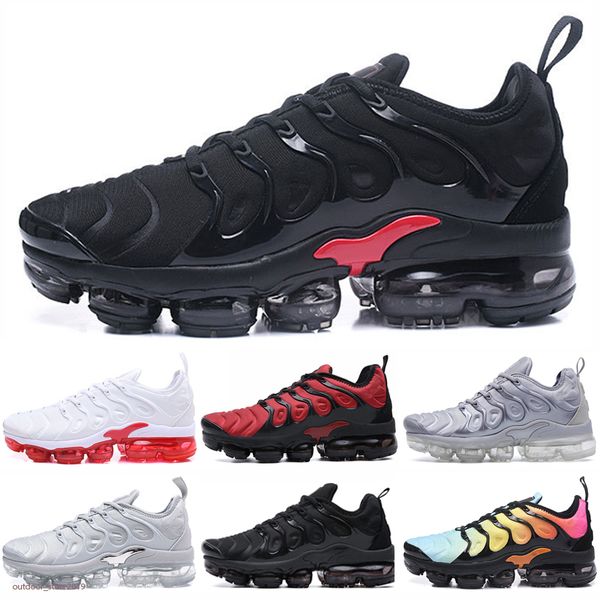 

2019 new original tn plus fashion casual shoes sale volt hyper violet men women shoes triple white black red blue trainer tn shoes