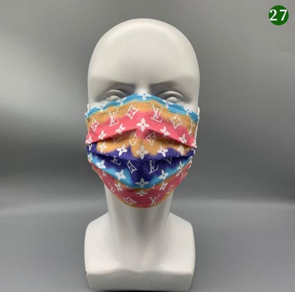 

designer 10style anti-dust new multicolor brand protective men women disposable face mask man woman pbt moutletesy6