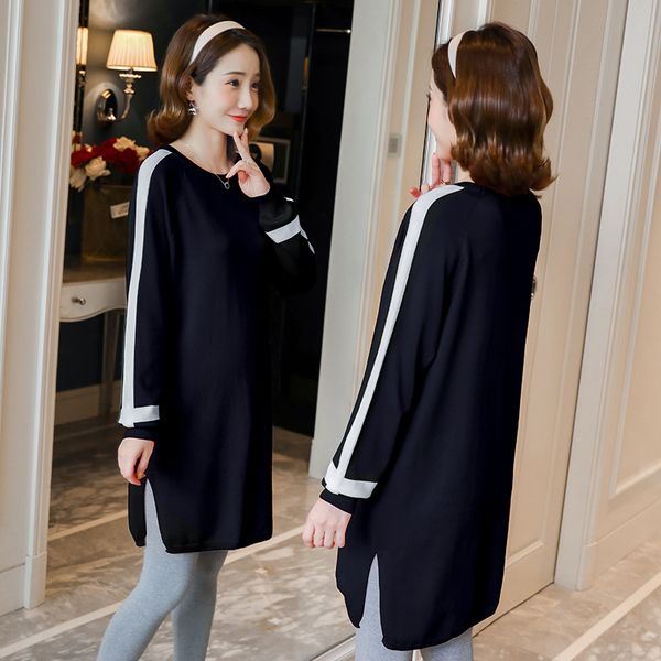 

coat 2020 autumn / winter pregnant women's sweater dress, White