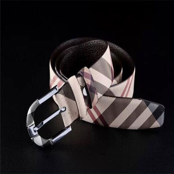 

mens designer belts jeans casual belt mens plaid business belt, Black;brown