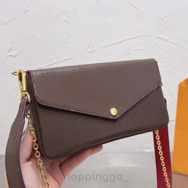 

designer classic floral single shoulder bags fashionable ladies wide shoulders strap luxury diagonal detachable chain axillary package