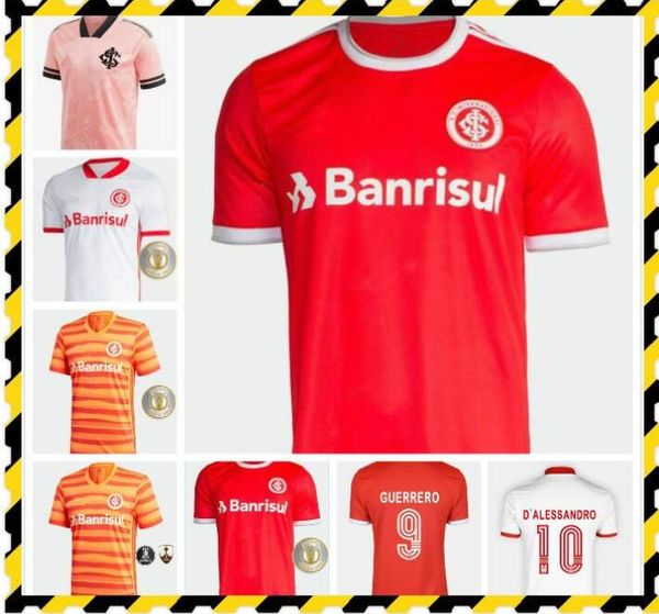 

20/21 sport club internacional soccer jersey 2020 home red soccer shirt guerrero n. lopez n. patrick pottker d'alessandro football unif, Black;yellow