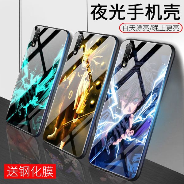 

9x mobile phone shell shining, naruto night glass huawei 9xpro sasuke tiktok