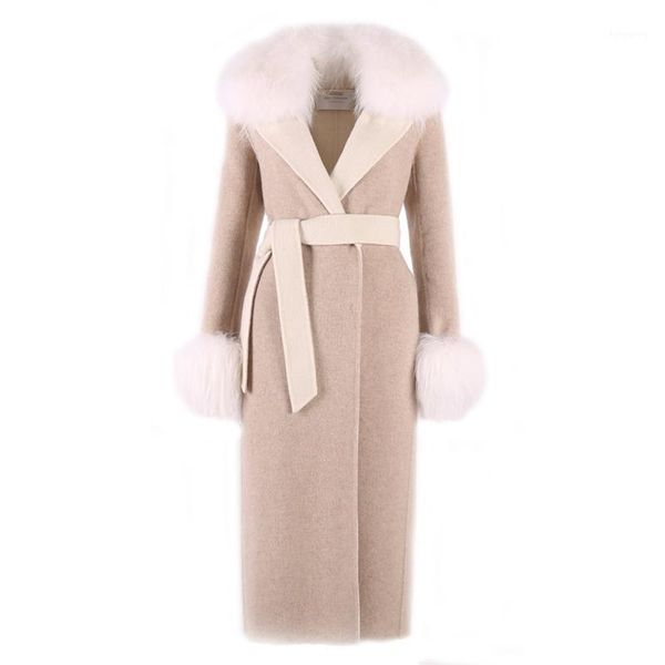 

new year's war dress pure white mule hair two-color fur tie coat1, Black