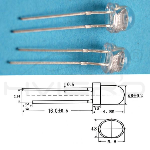 

100pcs min 5mm emitting diode straw hat white red green blue yellowpink smd smt led water clear bright wide angle bulb swy wmtgjd petsyard