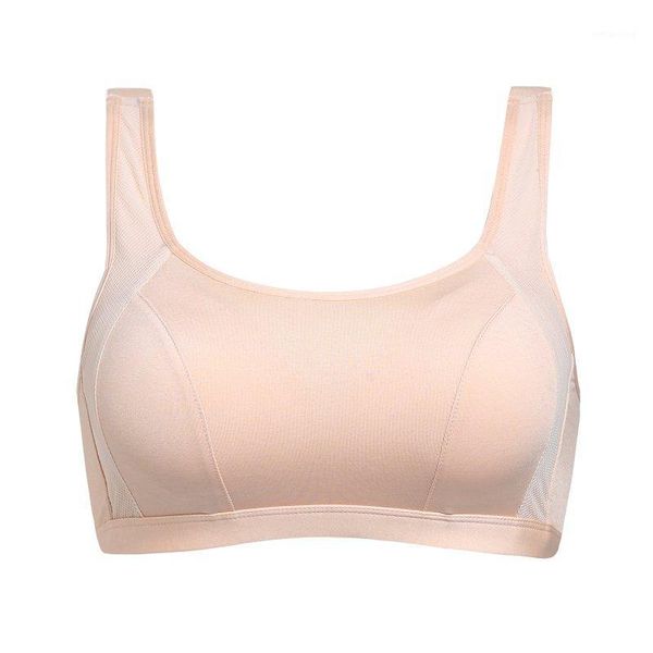 

gym clothing sports bra thin section large size shockproof fixed shoulder strap running vest yoga no steel ring gathered bra1, White;black