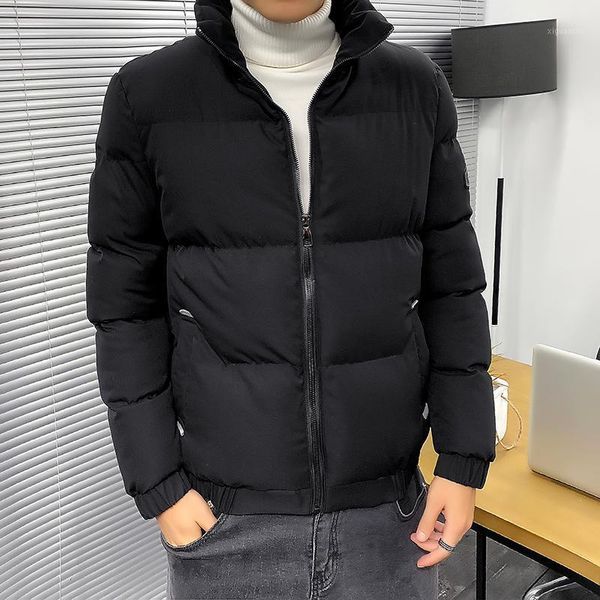 

mens winter down jacket men 2020 new plus size winter jacket coat hooded soft shell warm windbreaker slim fit for men1, Black