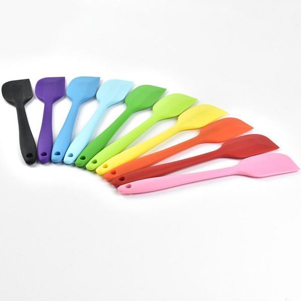 

new}kitchen silicone cream spatula mixing batter scraper brush butter mixer cake brushes baking tool dhe2010