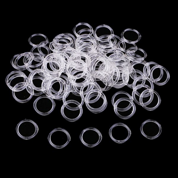 1000 pezzi 12 mm rotondo cursore regolatore cinturino reggiseno O ring forniture per lingerie trasparente nero bianco