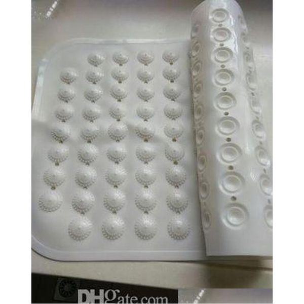 

home toilet pvc non-slip mat bathroom odorless slide-proof rug with suction cup solid colour massage particle desig qyllmk wphome